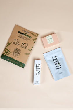 skincare bundle exfoliating on thegreenlabels