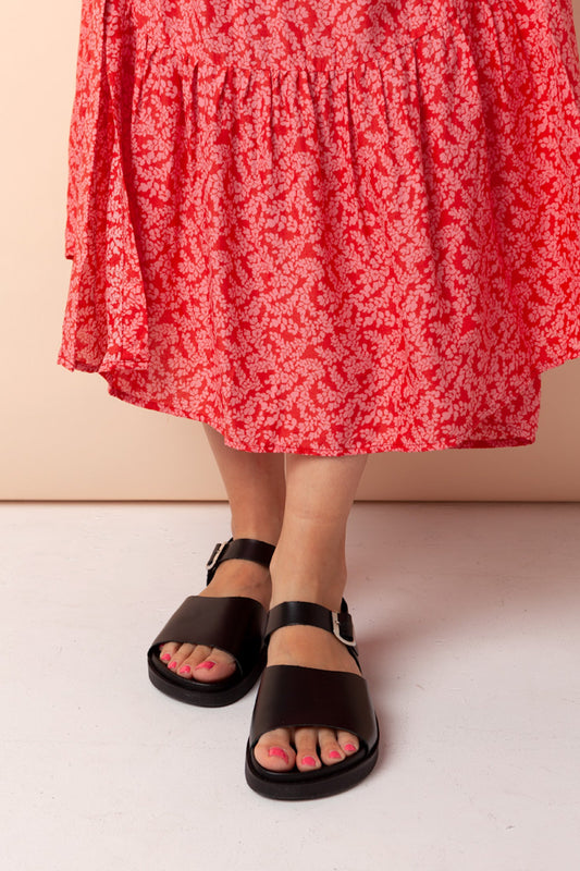 shop milano sandals black by Rita Row on thegreenlabels