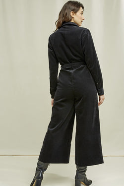 shop mairi velvet boilersuit black by people tree at thegreenlabels