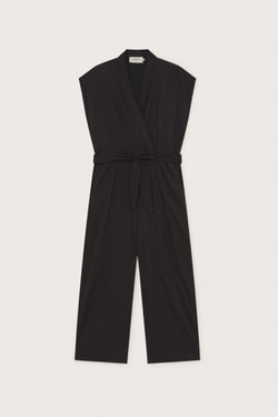 black malawi jumpsuit by Thinking Mu on Thegreenlabels