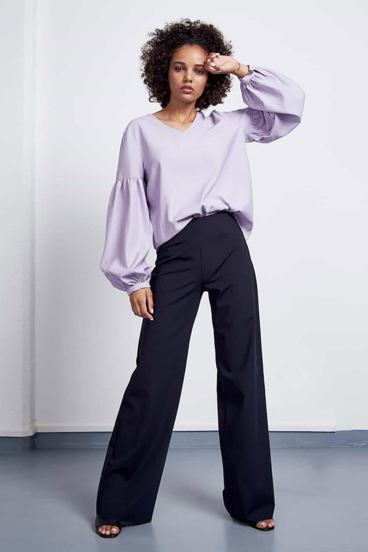 black marlene neoprene pants by JAN’N JUNE on thegreenlabels.com