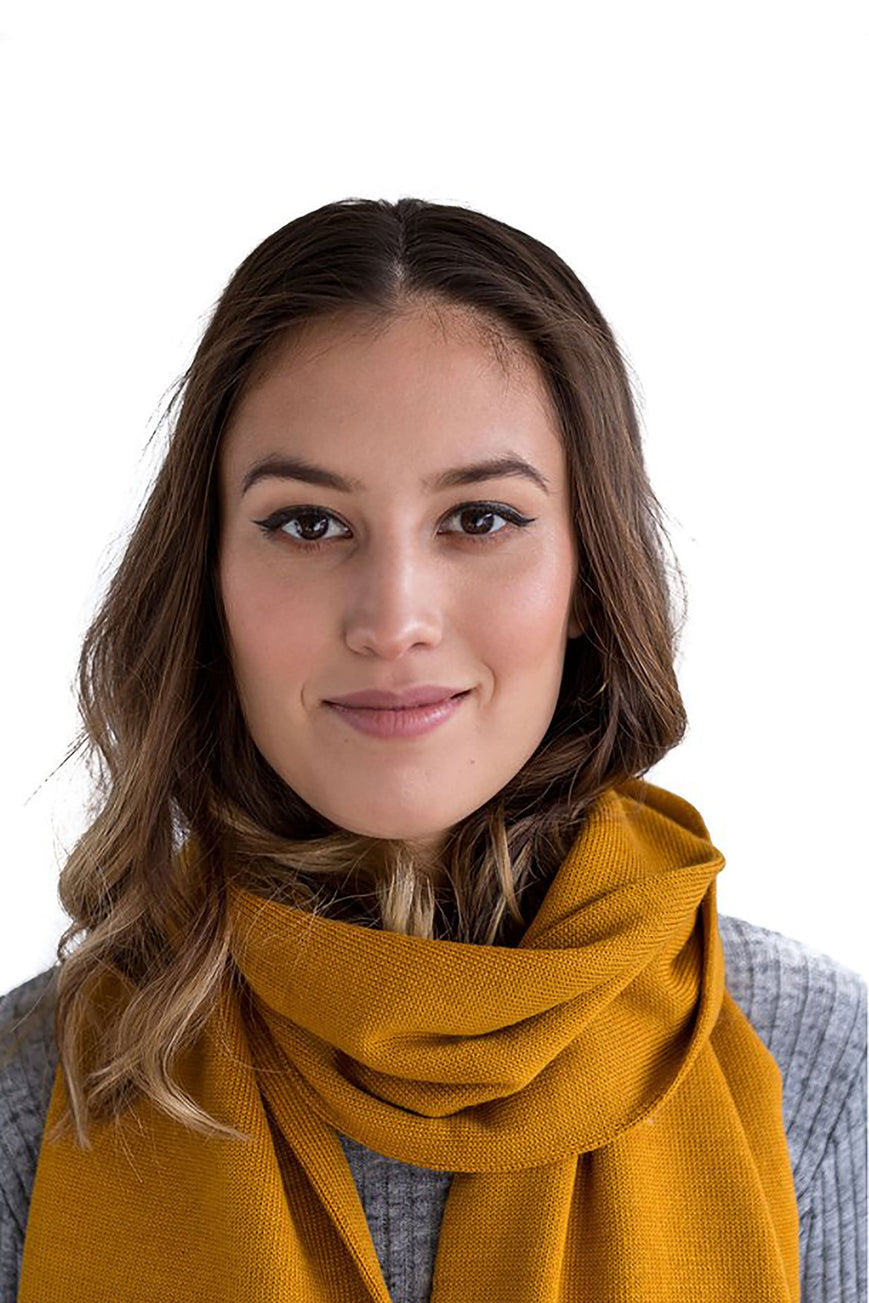 Shop mombasa scarf mustard by hatsup. on thegreenlabels.com