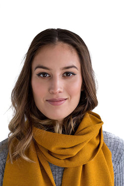 Shop mombasa scarf mustard by hatsup. on thegreenlabels.com