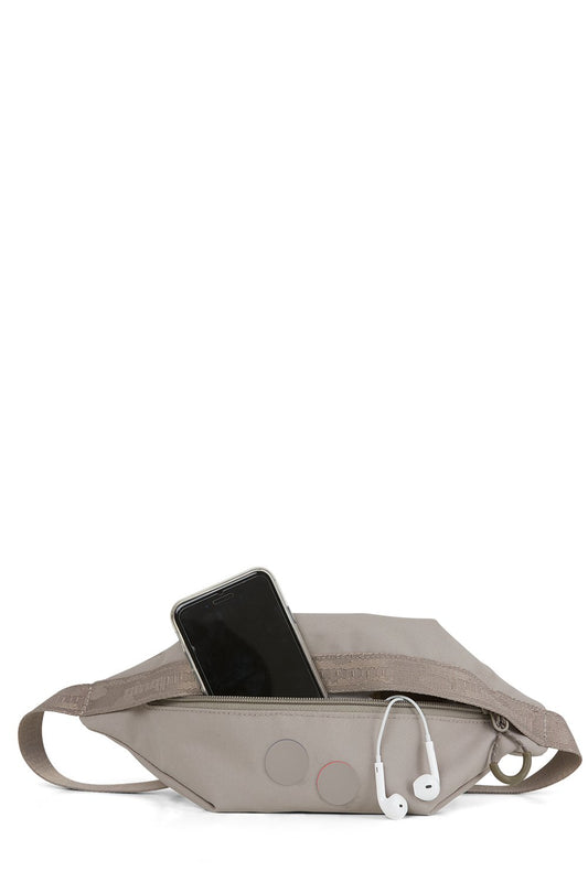 nik bum bag cement taupe by pinqponq on thegreenlabels