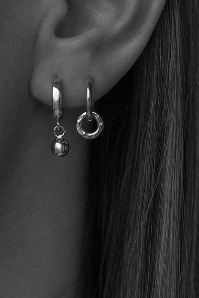 nous hoop sterling silver <br> by Neinties