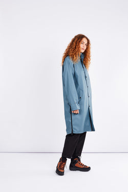  Shop raincoat original blue grey by Maium at thegreenlabels