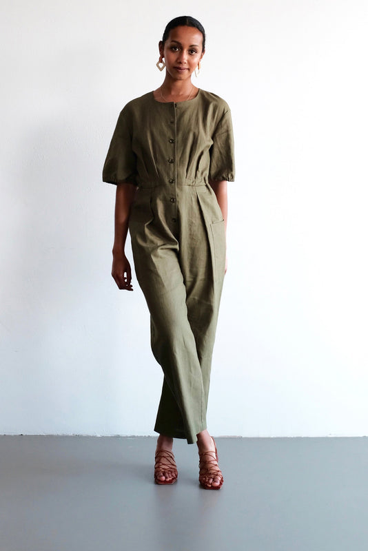 Agnes jumpsuit by Pina Studio on thegreenlabels