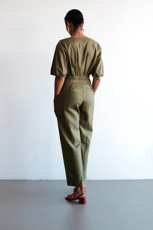 Agnes jumpsuit by Pina Studio on thegreenlabels