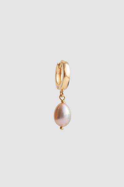 shop peaches hoop gold by Neinties at thegreenlabels