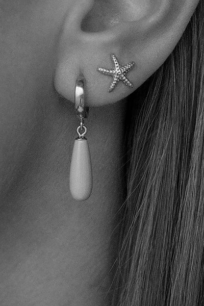 meiji ear stud sterling silver by Neinties on thegreenlabels.com