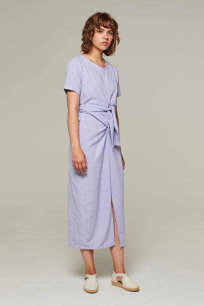 Shop creta dress lavender by Rita Row on thegreenlabels