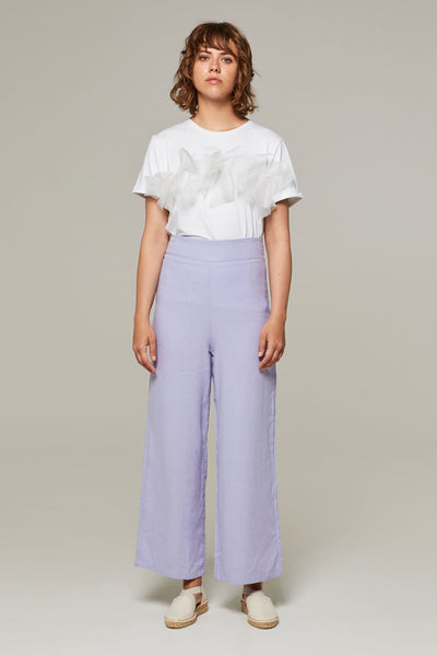Shop mugla pants lavender by Rita Row on thegreenlabels