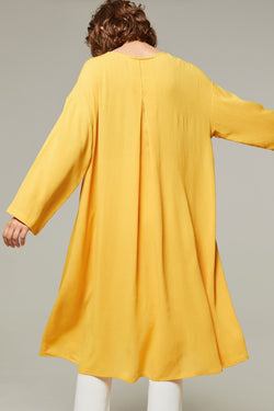 Shop flamenco dress yellow by Rita Row on thegreenlabels