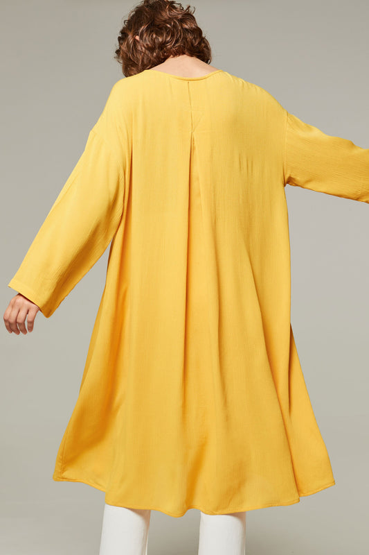 Shop flamenco dress yellow by Rita Row on thegreenlabels