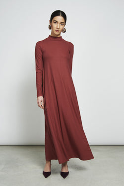 shop rory turtleneck dress rib framboise by jan n june at thegreenlabels