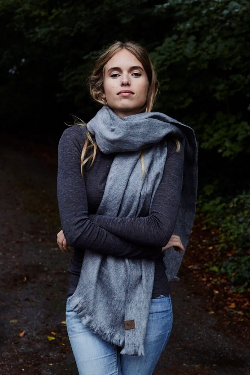 Shop sustainable scarves by Alpaca Loca on thegreenlabels.com