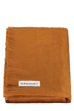 shop woven scarf rust by Alpaca Loca at thegreenlabels