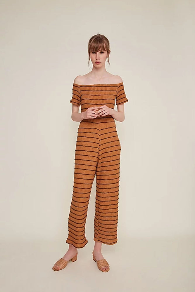 severina jumpsuit brown by Rita Row at thegreenlabels