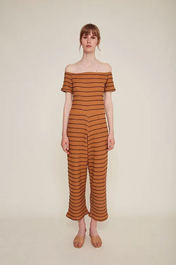 severina jumpsuit brown by Rita Row at thegreenlabels
