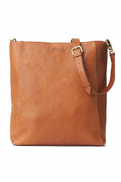 sofia shopper cognac by O My Bag on thegreenlabels