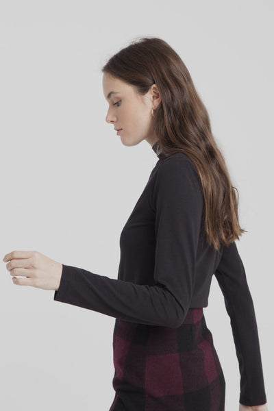 lunatic long sleeve black turtle neck by thinking mu on thegreenlabels