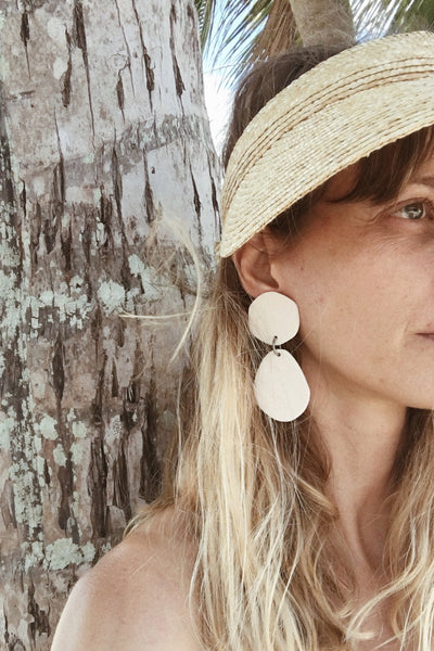 Shop tahiti earrings by Hello Zephyr on thegreenlabels.com