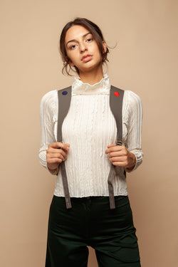 KLAK backpack airy olive by pinqponq on thegreenlabels