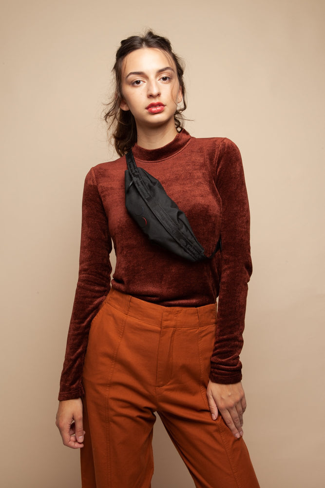 NIK bum bag rooted black by pinqponq on thegreenlabels