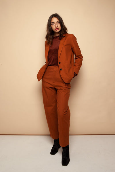 raisa trousers eco cognac by Frisur on thegreenlabels