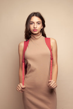 KLAK backpack blur red by pinqponq on thegreenlabels