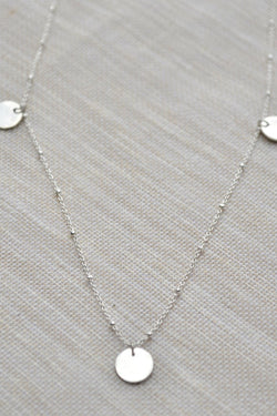 three coin necklace