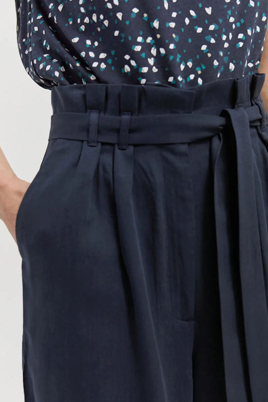 shop timeaa pants frozen blue by ARMEDANGELS on thegreenlabels