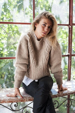paola wool sweater beige