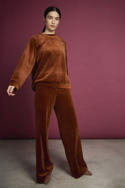 shop toulon o-sweater brick by jan n june at thegreenlabels