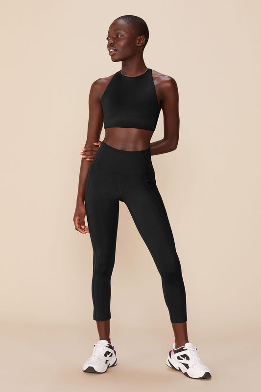 shop topanga bra black by girlfriend collective at thegreenlabels
