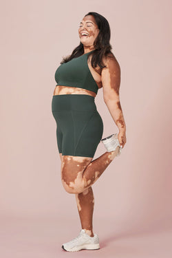 shop topanga bra moss by girlfriend collective at thegreenlabels