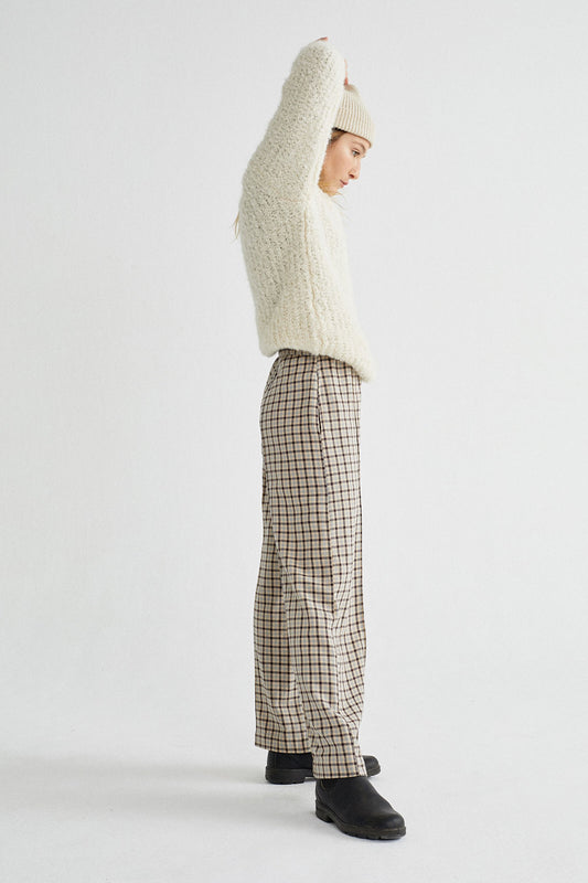 Shop cotys sweater snow white by Thinking Mu on thegreenlabels