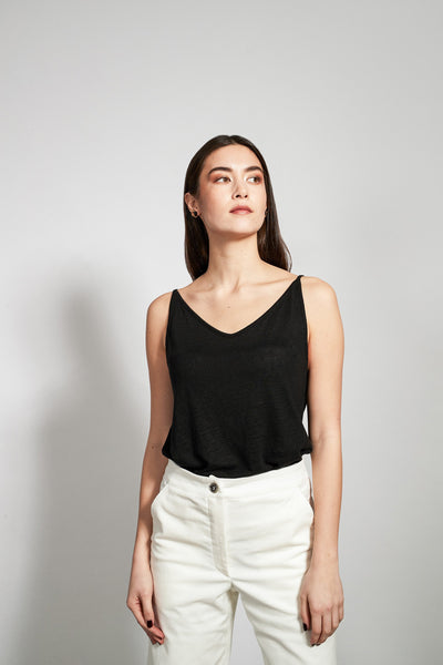 Shop triangle black top by JAN’N JUNE on thegreenlabels.com