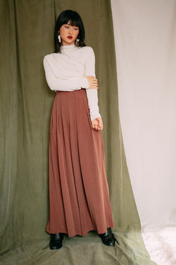 shop palazzo trouser rust by Cossac at thegreenlabels