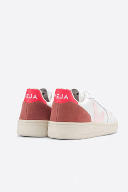 shop  V-10 sneaker white petale rose fluo at thegreenlabels