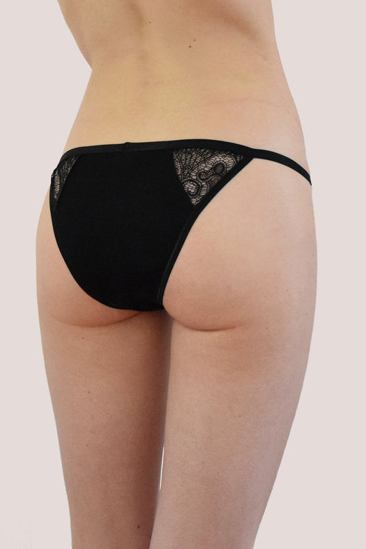 Zeia panties black by Olly Lingerie on thegreenlabels
