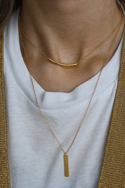 Accessories - Abyss Necklace Gold <br> By Neinties