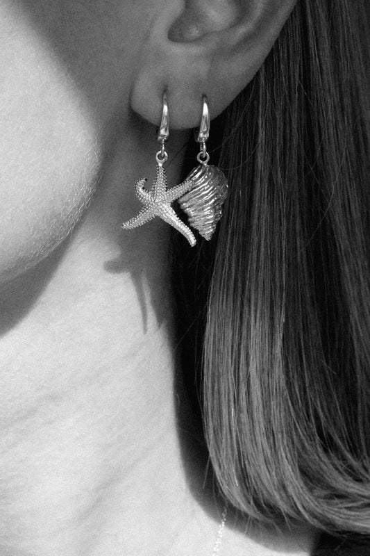 Accessories - Conch Earring Sterling Silver <br> By Neinties