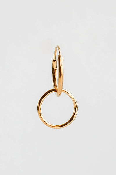 Accessories - Lewis Earring Hoop Gold <br> By Neinties