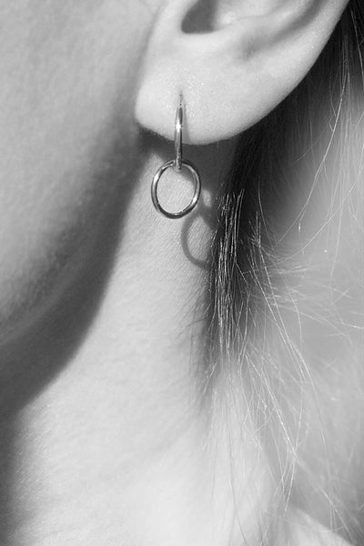 Accessories - Lewis Earring Hoop Sterling Silver <br> By Neinties