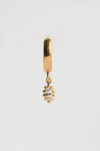 Accessories - Nori Earring Hoop Gold <br> By Neinties