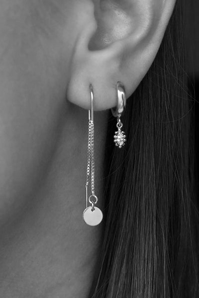 Accessories - Nori Earring Hoop Sterling Silver <br>  By Neinties