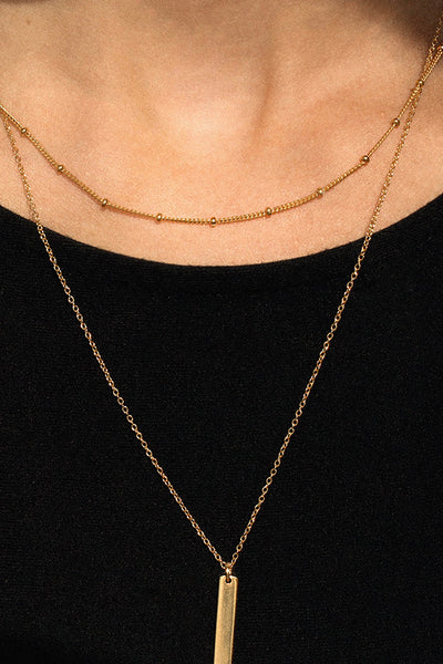 Accessories - Orion Necklace Gold <br> By Neinties