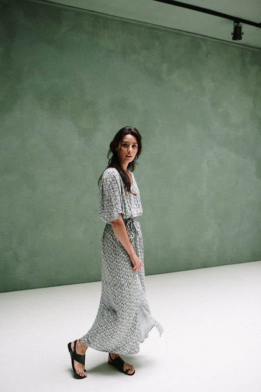 amali dress animal print by J-LAB3L on thegreenlabels