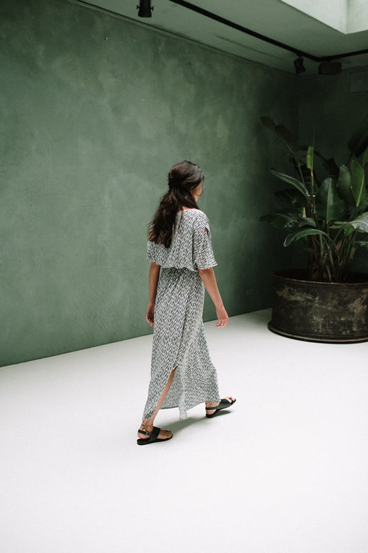 amali dress animal print by J-LAB3L on thegreenlabels